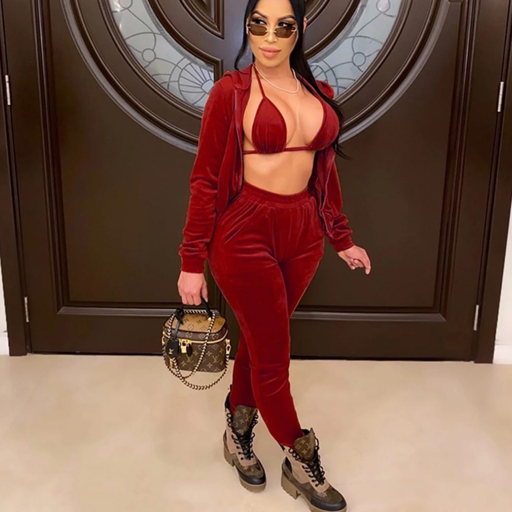 3pc Velvet Set
